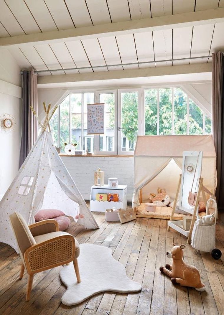 Atmosphera for kids, poduszka dla dzieci, w kształcie głowy jelonka, Ø 30 cm