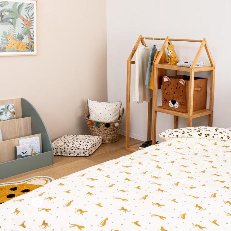 Atmosphera for kids, poduszka, leopard w panterkę, 40-40 cm