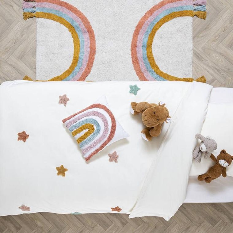 Atmosphera for kids, pościel dziecięca, star, bawełniana w gwiazdki, 140-200 cm