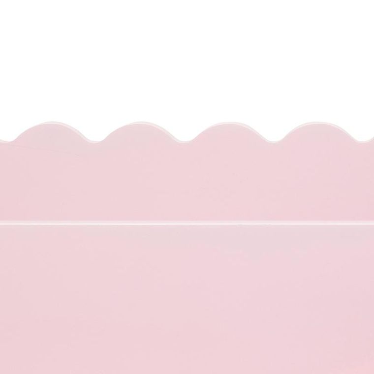 Atmosphera for kids, regał na książki dla dzieci, wave z falbanką, 48-32-60 cm