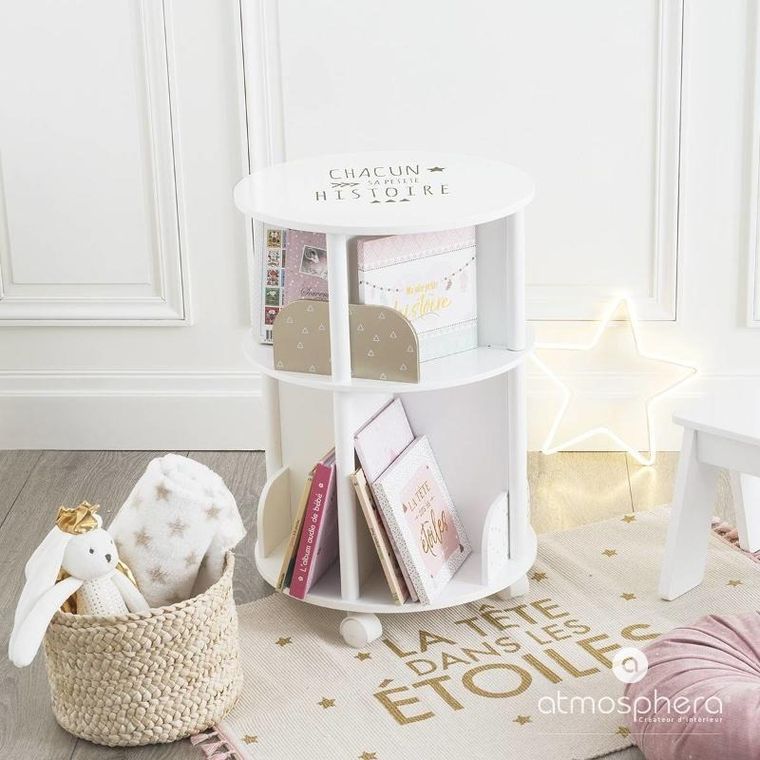 Atmosphera for kids, regał na książki, okrągły