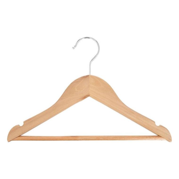 Atmosphera for kids, wieszak na ubrania dla dzieci, wood, klonowy, 4 sztuki