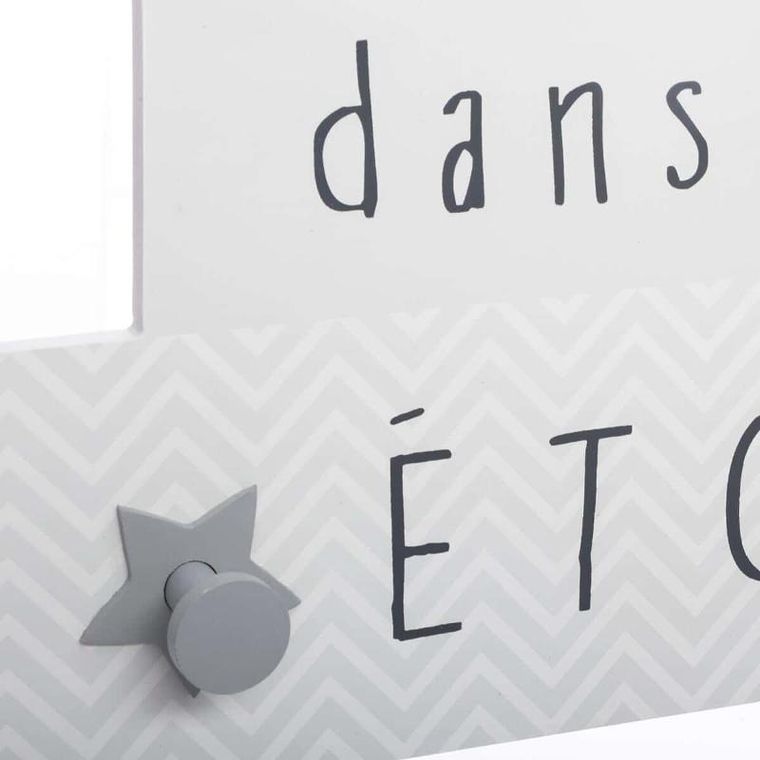 Atmosphera for kids, wieszak ścienny, gwiazdy, 48-34 cm