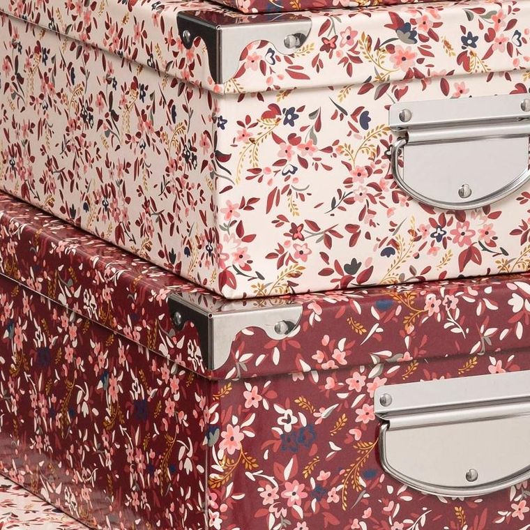 Atmosphera for kids, zestaw pudełek w różnych rozmiarach, karton, 4 szt.