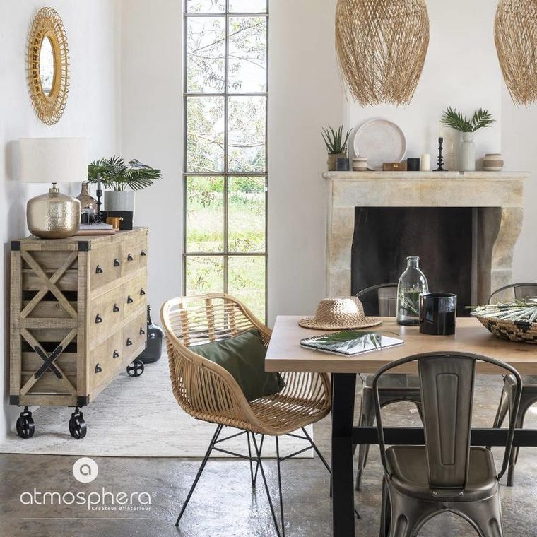 Atmosphera, fotel rattanowy do salonu, Koeta