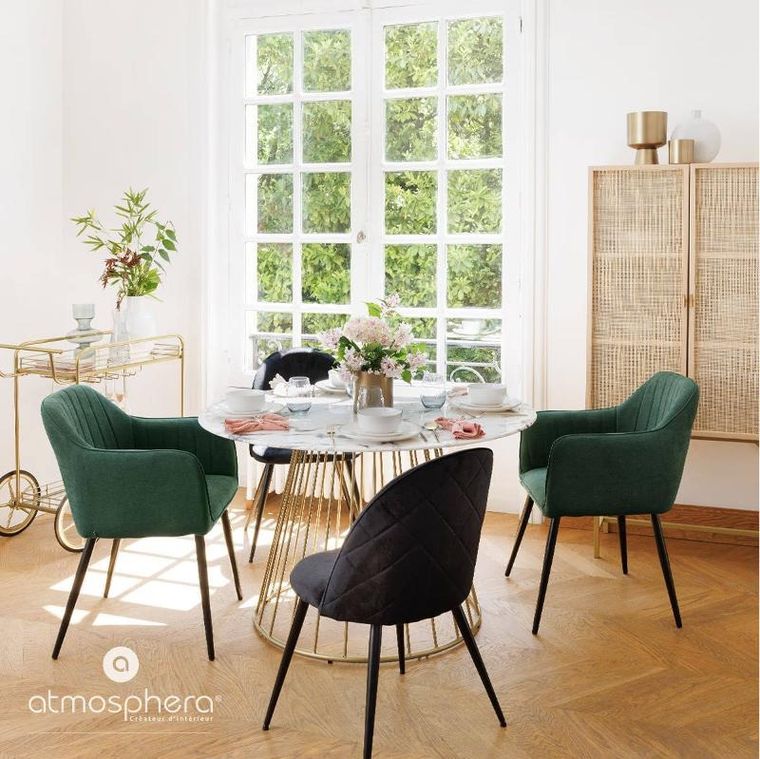 Atmosphera, fotel welurowy, Visoca