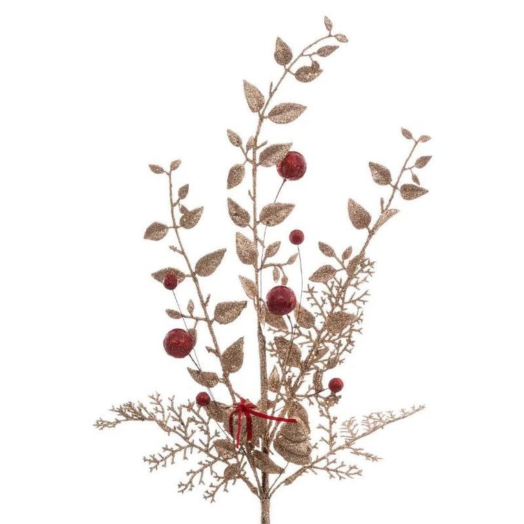 Atmosphera, gałązka do stroika świątecznego, 75 cm