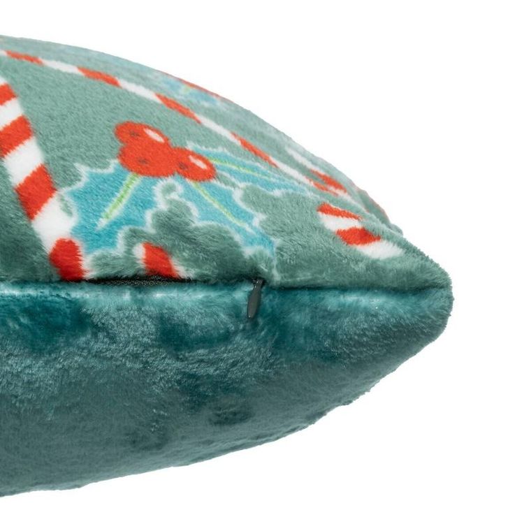 Atmosphera, Holly, poduszka z motywem świątecznym, 40-40 cm