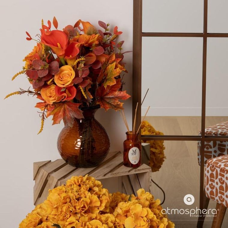 Atmosphera, James, bukiet sztucznych kwiatów, jesienna kompozycja, 55 cm