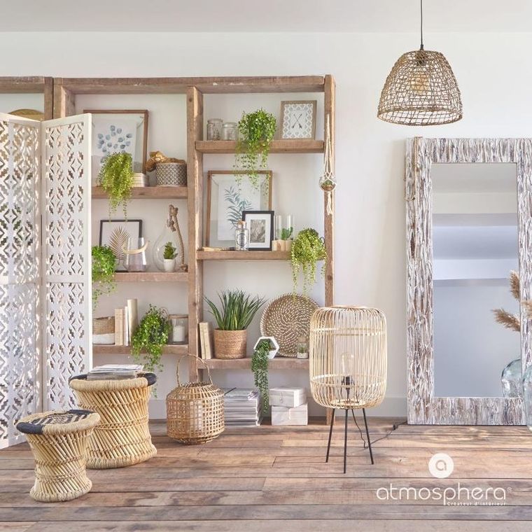 Atmosphera, klosz z trawy morskiej, Jada, lampa stożkowa, Ø 28,5 cm