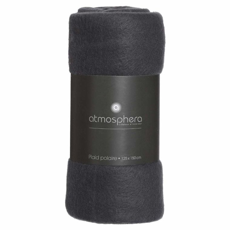 Atmosphera, koc polarowy, 125-150 cm, ciemnoszary