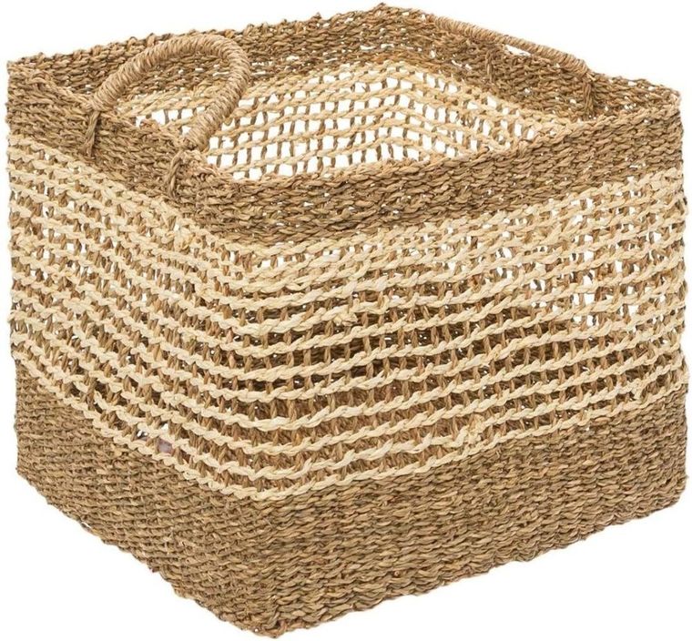 Atmosphera, koszyki do przechowywania z uchwytami, 3 szt., wiklina