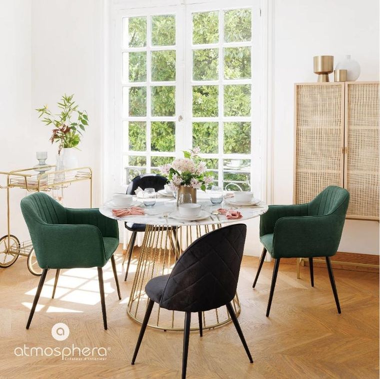 Atmosphera, krzesło tapicerowane do jadalni, Slano