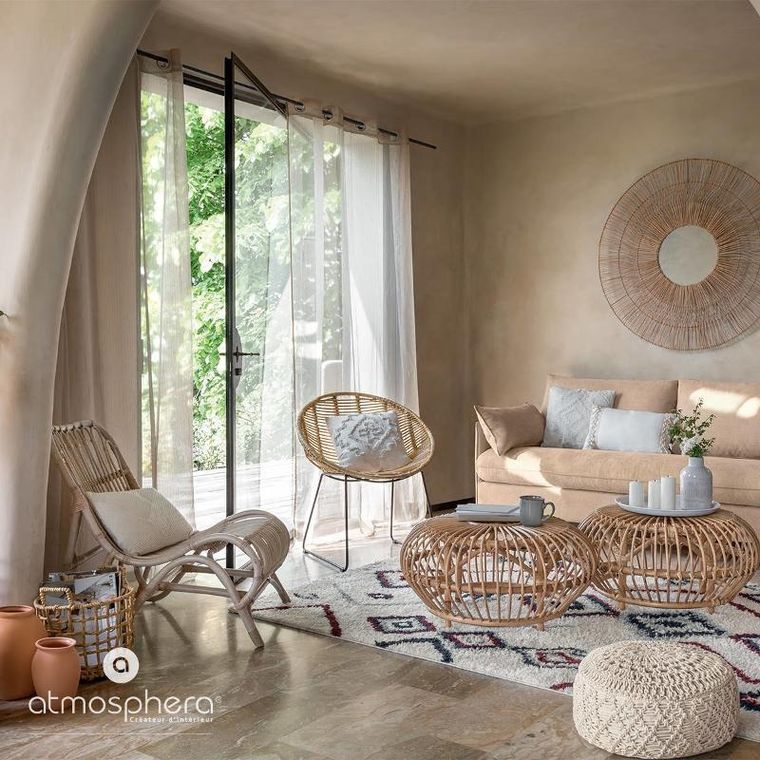 Atmosphera, krzesło wypoczynkowe, Laora, rattanowe