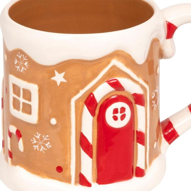 Atmosphera, kubek świąteczny, dom z piernika, 500 ml