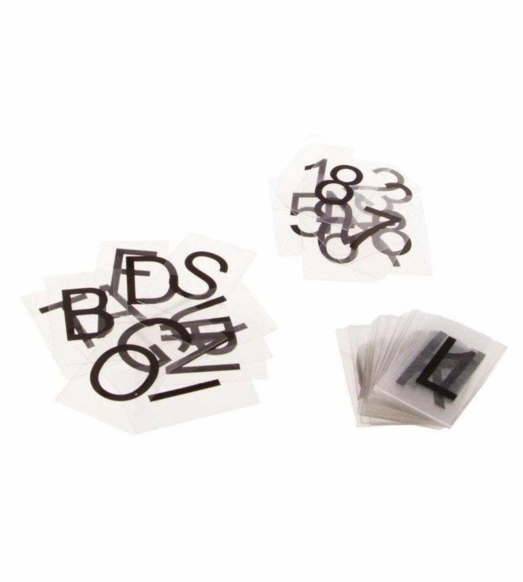 Atmosphera, lampa light box z napisami