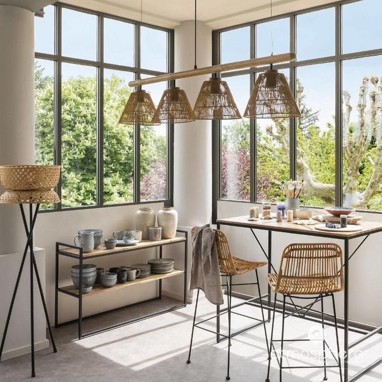 Atmosphera, lampa stojąca na trójnogu, Suny, 145 cm