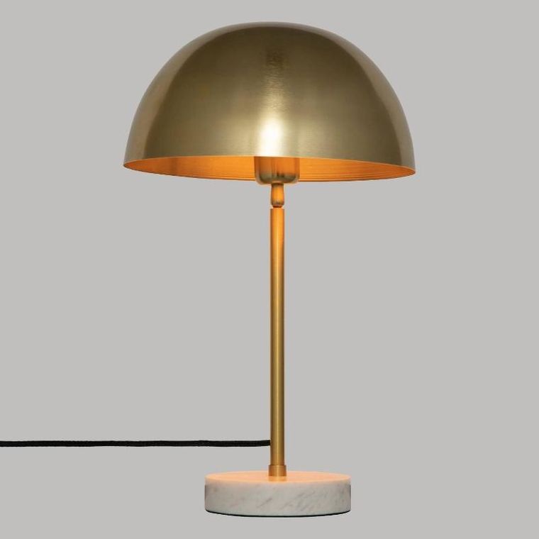 Atmosphera, lampa stołowa w stylu retro, Lilio, grzybek, wys. 46 cm