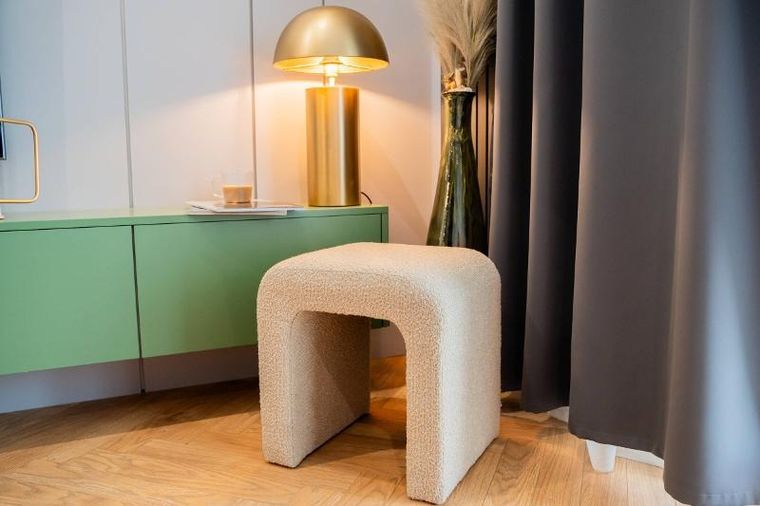 Atmosphera, lampa stołowa złota, Champi, grzybek, wys. 50 cm