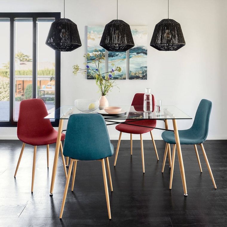 Atmosphera, lampa sufitowa z dekoracyjnym abażurem, Jily, czarna