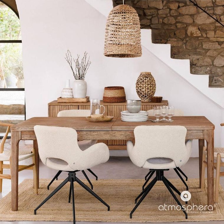 Atmosphera, lampa sufitowa z hiacynta wodnego, Sand