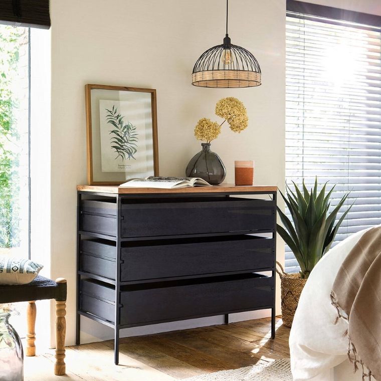 Atmosphera, lampa wisząca z metalowym kloszem, Ø 35 cm