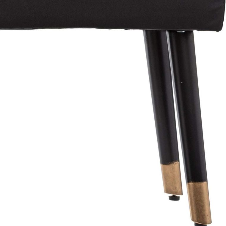 Atmosphera, ławka tapicerowana do salonu, Living, czarna