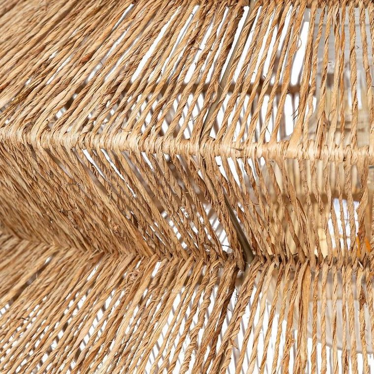 Atmosphera, Liza, lampa wisząca nad stół, klosz z plecionki juta, średnica 38 cm