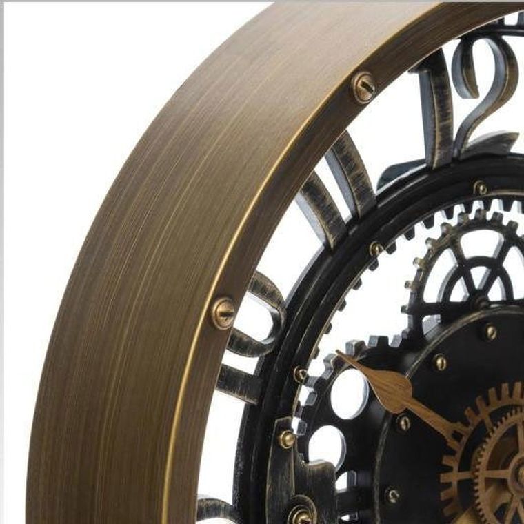 Atmosphera, Meca, zegar ścienny z widocznym mechanizmem, Ø 27 cm