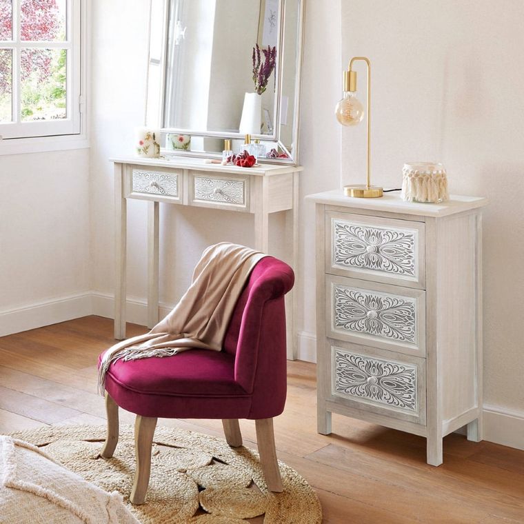 Atmosphera, metalowa lampa stołowa Keli, złoty, 46 cm