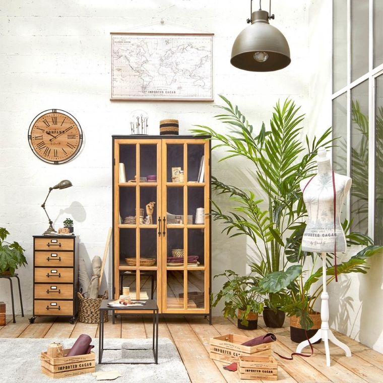 Atmosphera, metalowa lampka na biurko, Basalt, 55 cm, czarna