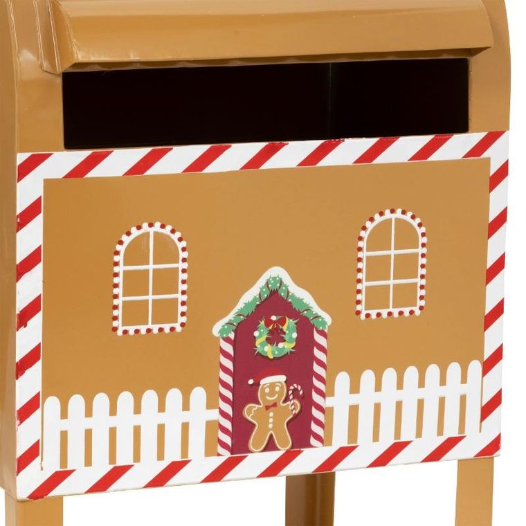 Atmosphera, metalowa skrzynka na listy do mikołaja, 34 cm