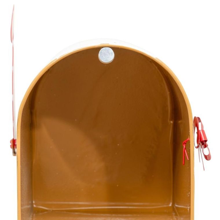 Atmosphera, metalowa skrzynka na listy do mikołaja, na słupku, 32 cm