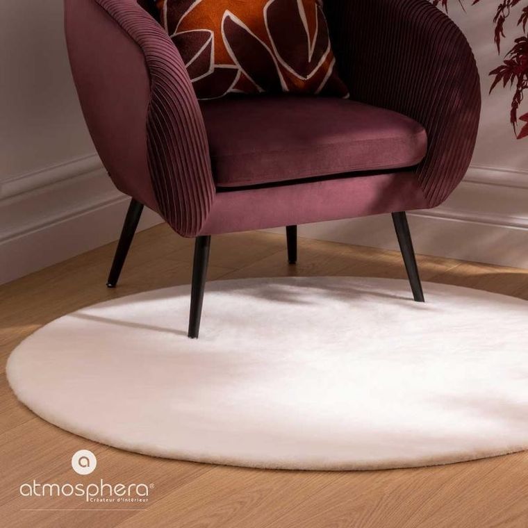 Atmosphera, miękki dywan okrągły, Couka, Ø 118 cm
