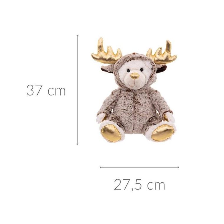 Atmosphera, miś przebrany za renifera, 28 cm