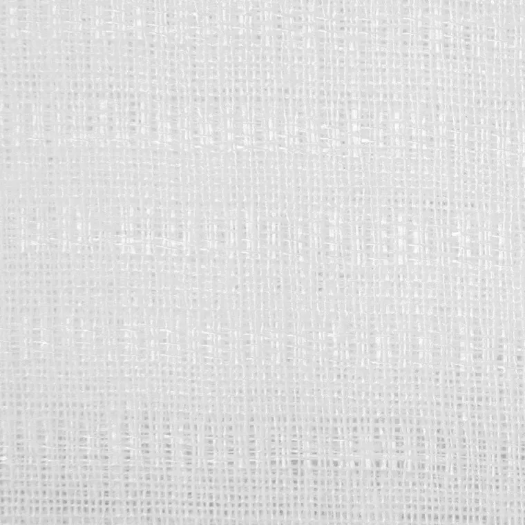 Atmosphera, nowoczesna firana na przelotkach, w paseczki, 140-240 cm, biała