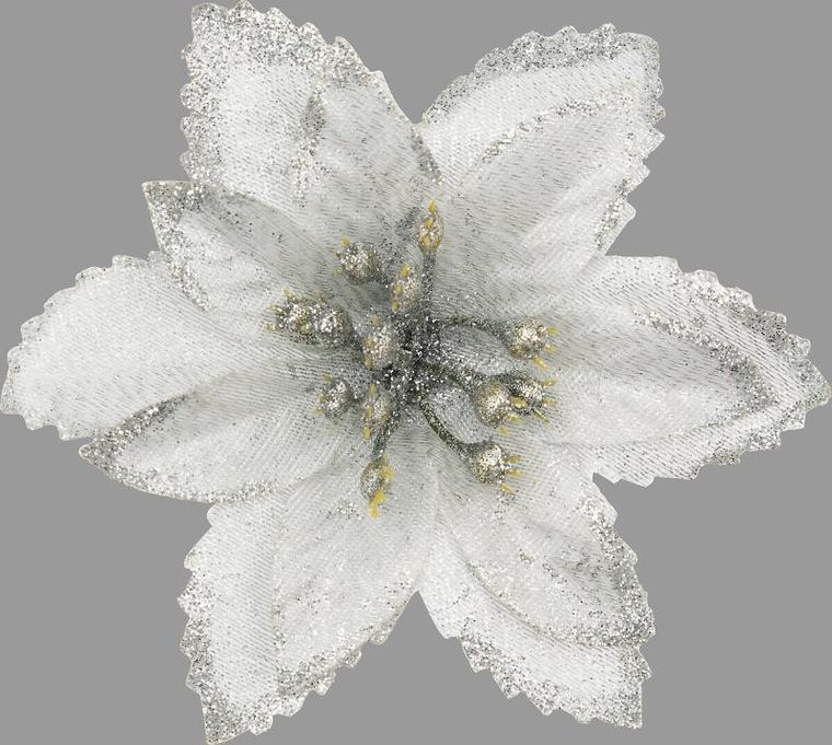 Atmosphera, obrączki na serwetki, gwiazda betlejemska, 2 szt.