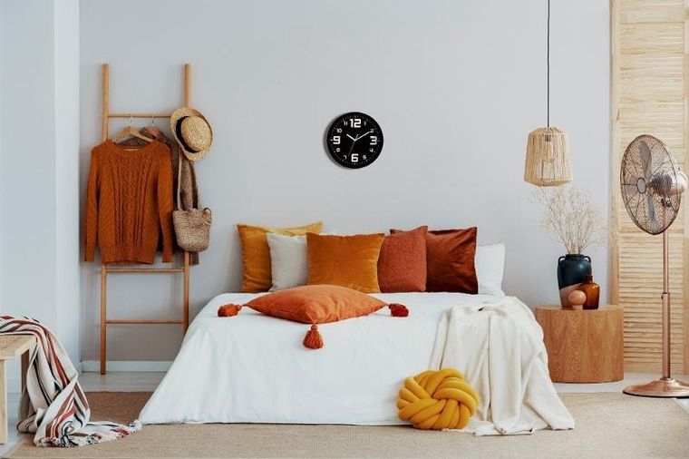 Atmosphera, okrągły plastikowy zegar ścienny, Ø 30 cm