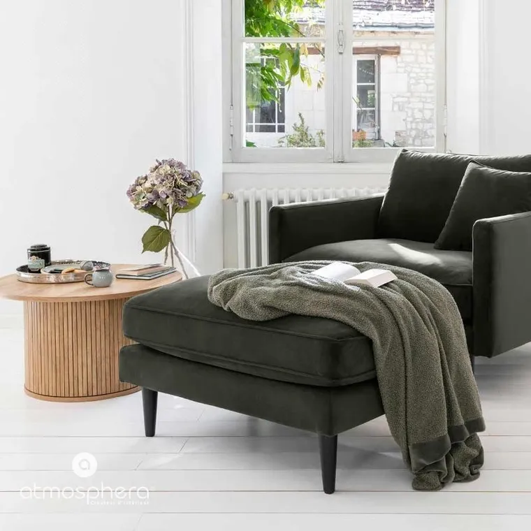 Atmosphera, okrągły stolik kawowy szpula, Colva, Ø 70 cm