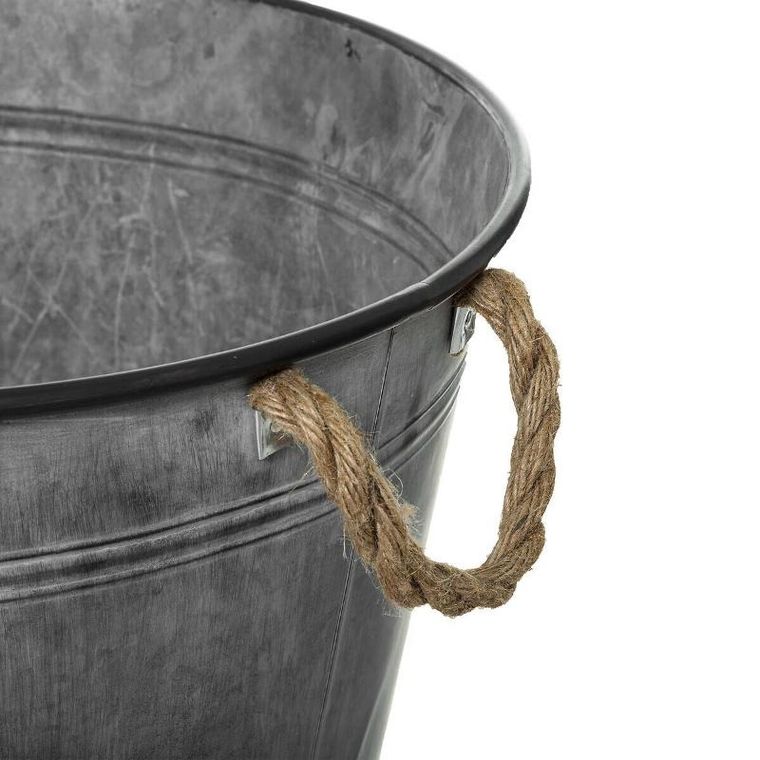Atmosphera, osłonka cynkowa, wiaderko vintage, ø 48 cm