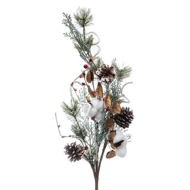 Atmosphera, ozdobna gałązka do stroika, 78 cm