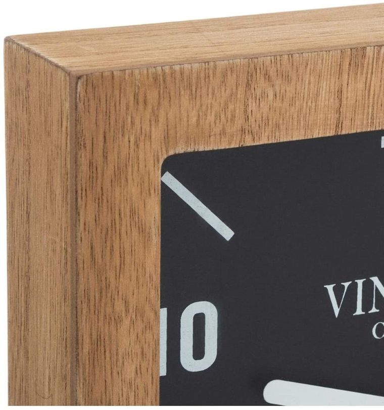 Atmosphera, Ozdobny zegar na podstawce, brązowo-czarny