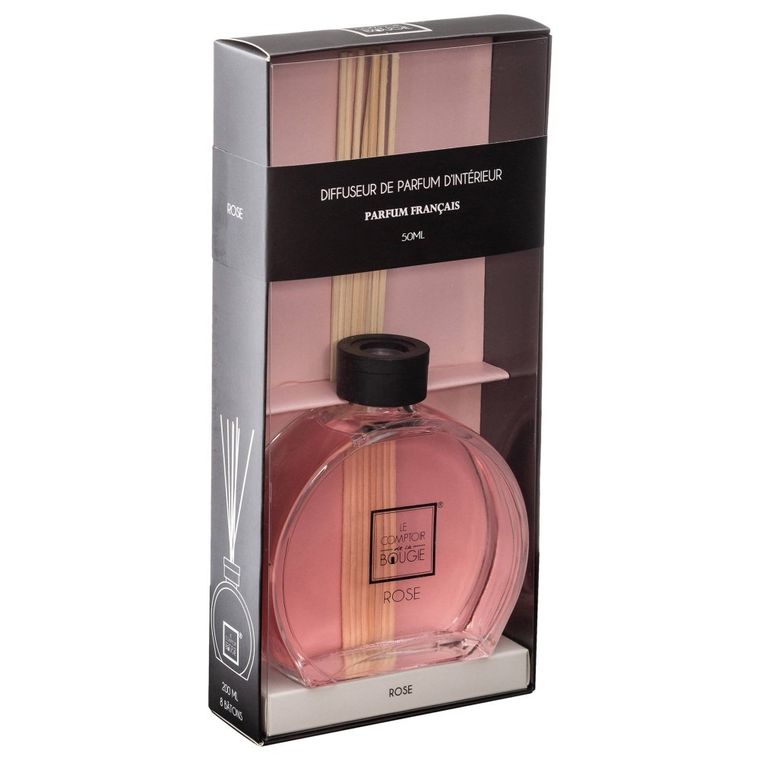 Atmosphera, patyczki zapachowe z dyfuzorem, Haly, 50 ml, róża