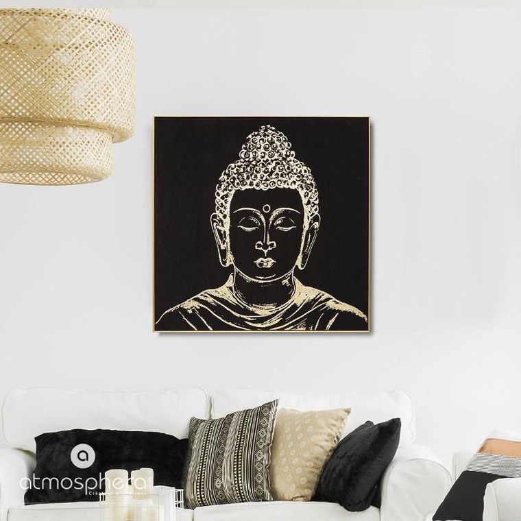 Atmosphera, plakat na ścianę w ramie, Budda, 58-58 cm
