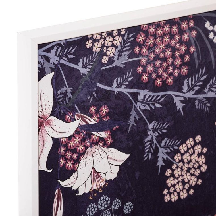 Atmosphera, plakat ścienny w ramie, nocne kwiaty, 60-90 cm