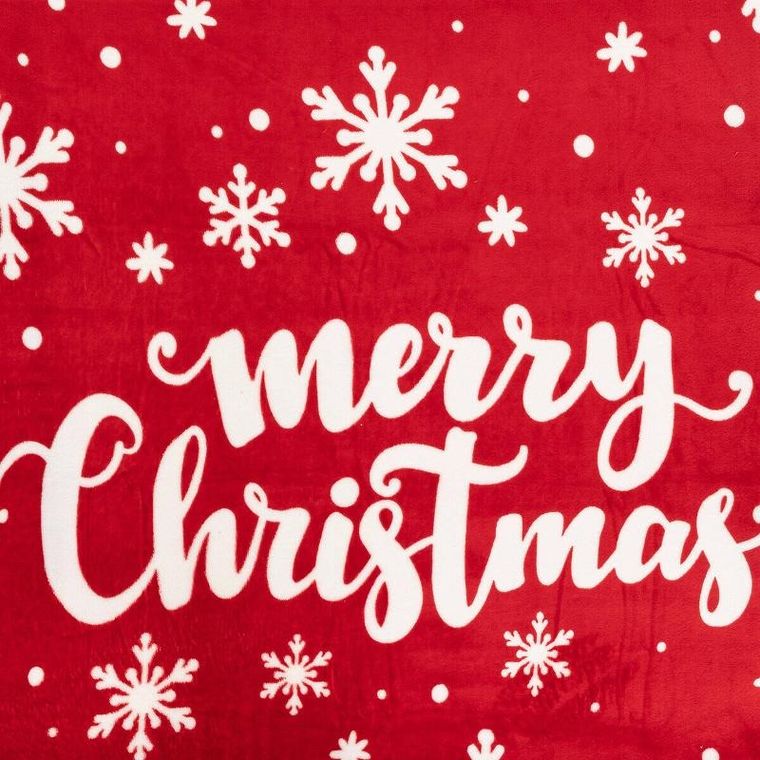 Atmosphera, pLED w płatki śniegu, czerwony, 130-180 cm