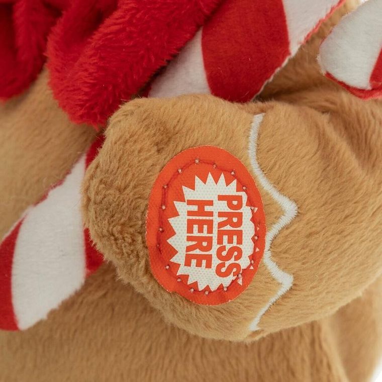 Atmosphera, pluszak świąteczny, w kształcie piernika, ruchomy