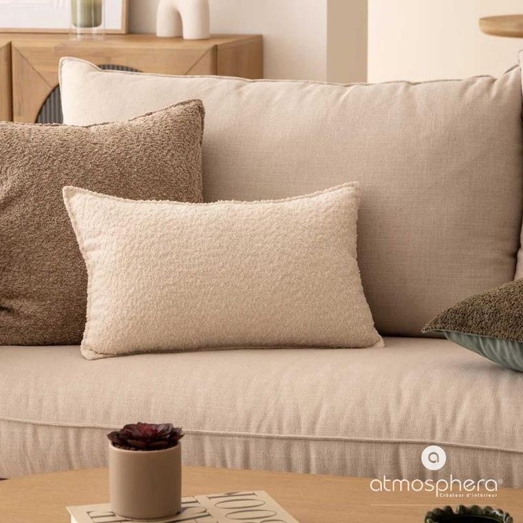Atmosphera, poduszka dekoracyjna boucle, soana, 30-50 cm