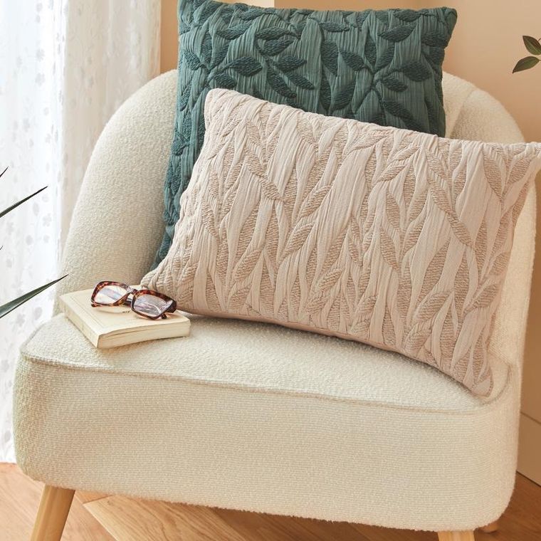 Atmosphera, poduszka dekoracyjna, Letho, listki, 38-58 cm