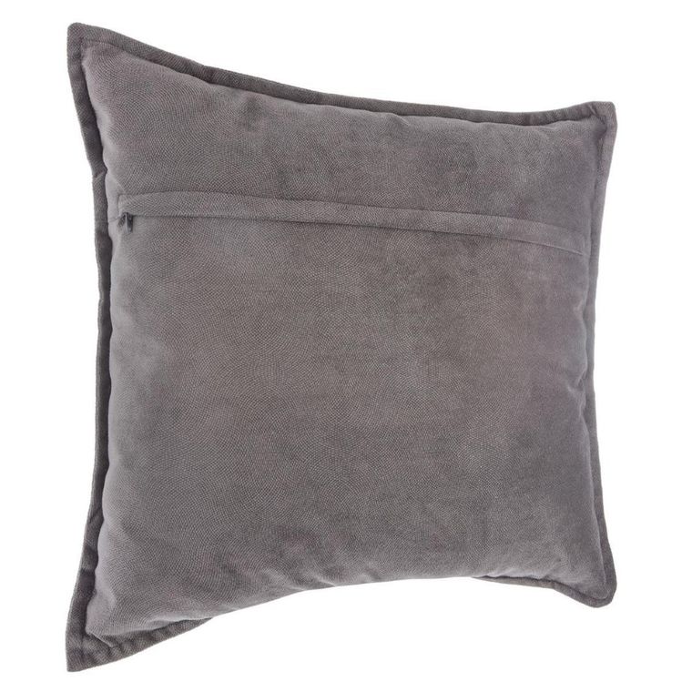 Atmosphera, poduszka dekoracyjna, ozdobna, 45-45 cm, antracyt